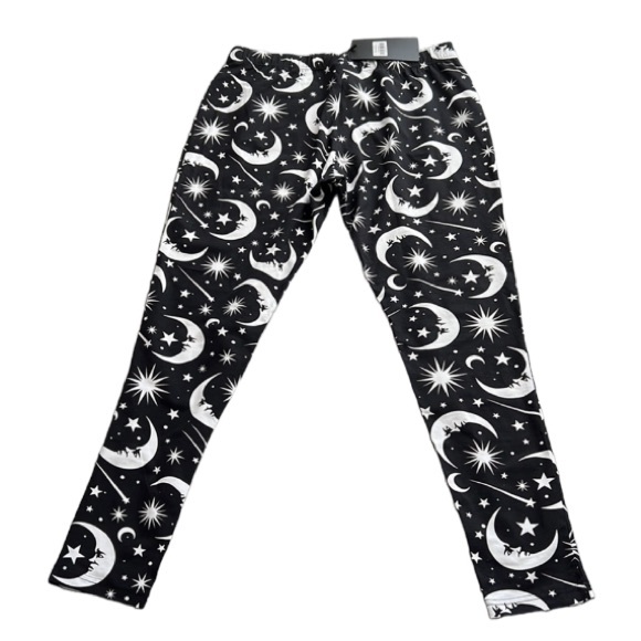 NWT Killstar Under The Stars Leggings Black White Size XXL - Picture 3 of 12